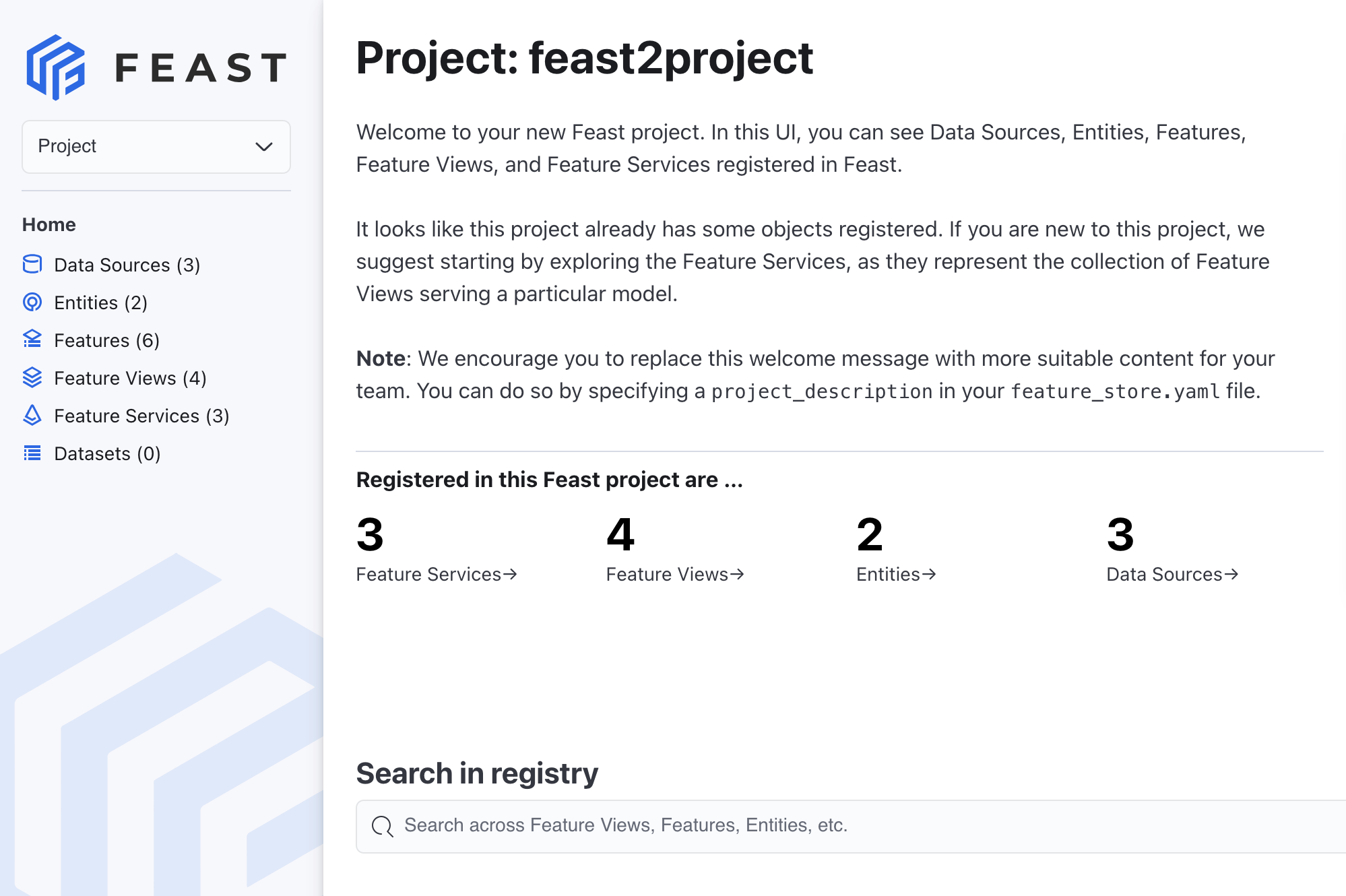 The Feature Store Web UI